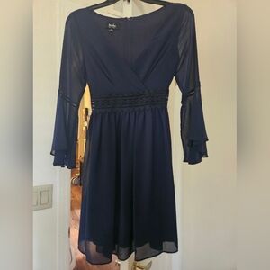 By & By Navy Blue Dress Size 3